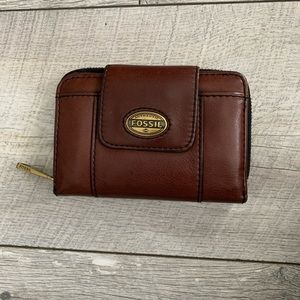 Fossil leather wallet